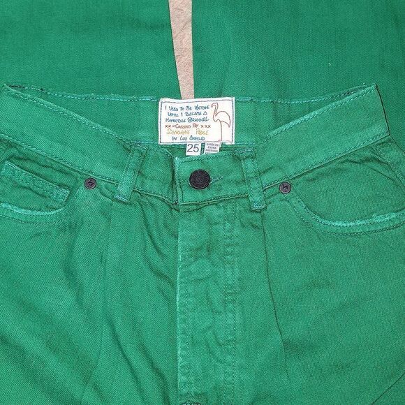 New Free People x Sandrine Rose Pleated Front High Rise Wide Pants Size 25 - Picture 9 of 10